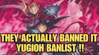 Yugioh Sept 2nd 2024 BANLIST UPDATE  THEY KILLED THE TIER 0 [upl. by Palmira]