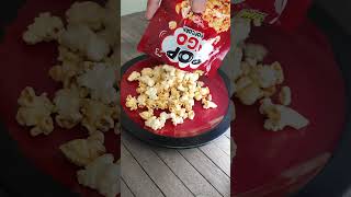 Popcorn pop n go rasa caramel kemasan 20g review popcron jajanan murah pengikut sorotan [upl. by Mohkos]