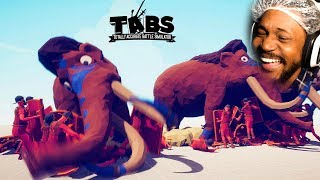 LAUGHING SO HARD AT THIS GAME  TABS Totally Accurate Battle Simulator [upl. by Akcirahs]