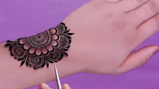 eid stylish back hand mehndi design  Eid mehndi design  mehndi ka design  mehndi design  mehndi [upl. by Gilba]