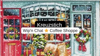 Flosstube  Stickt mit mir  Gold Collections Coffee Shoppe [upl. by Ivzt]