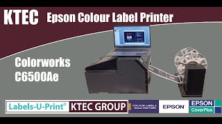 Epson label printer  Print your own labels  LabelsUPrint ®  KTEC GROUP UK [upl. by Decker]