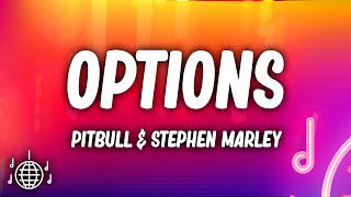 Pitbull  Options Lyrics ft Stephen Marley [upl. by Nevin453]