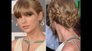 Taylor Swifts 2013 Grammys Updo [upl. by Kettie524]