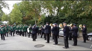 Schützenfest 2024 in GrevenbroichElfgen Abmarsch nach der Regimentabnahme [upl. by Latsyrcal29]