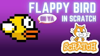 How to make flappy bird game in scratch [upl. by Haimrej]