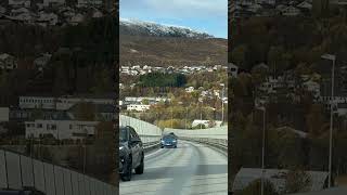 Tromso 1115am 6°C feels like 4°C wind 22kmh part cloudy 🥶 [upl. by Jacobsohn]