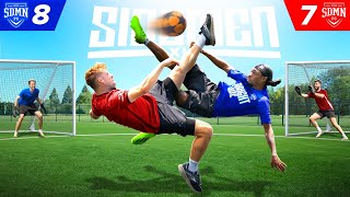 SIDEMEN vs SIDEMEN TEAM FOOTBALL CHALLENGE [upl. by Arotahs]