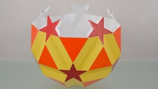 Small icosiicosidodecahedron Сборка малый икосоикосододекаэдр [upl. by Corbie]