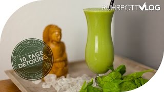 Green Smoothies Tag 4  TraubenJoghurtSmoothie  10 Tage Detoxing Veggie Day [upl. by Nigen811]