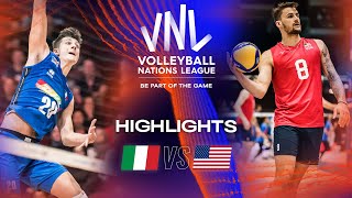 🇮🇹 ITA vs 🇺🇸 USA  Highlights Week 1  Mens VNL 2023 [upl. by Iclek]