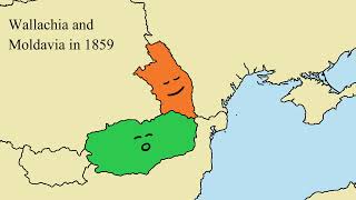 Wallachia and Moldavia in 1859 [upl. by Samantha]