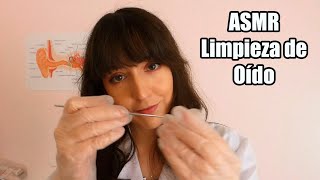 ⭐ASMR Sub Limpieza de Oídos en Español 👂Binaural Soft Spoken Doctor Roleplay [upl. by Ecidna461]