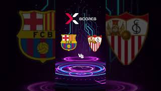 La Liga  Barcelona vs Sevilla footballshorts football livescores soccer [upl. by Ailama]