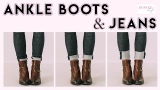 How To Wear Ankle Boots With Skinny Jeans [upl. by Idner]