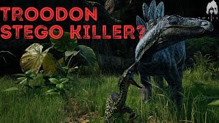 Troodon The True Adult Stego Killer  The Isle Evrima Update 65 [upl. by Ahsimin]