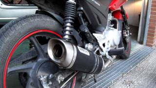 Honda Cbf 125 Arrow sound without dbkiller [upl. by Aehc]