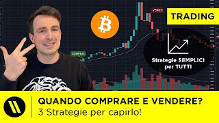 BITCOIN 3 STRATEGIE PRATICHE e SEMPLICI per sapere QUANDO COMPRARE E VENDERE [upl. by Ilatan839]