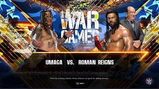 WWE 2K23 Umaga vs Roman Reigns Full Match  PS5 HDR GAMEPLAY [upl. by Cassius]