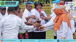 LAUNCHING HAB KE 78 DI LINGKUNGAN KANWIL KEMENAG PAPUA BARAT [upl. by Ainoet]