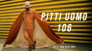 Pitti Uomo 106 Street Style 2024  Mens Clothing and Accessory 2025 Collections Day 2 [upl. by Ttenneb]