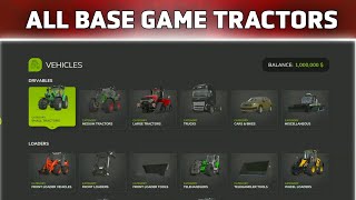 quotFS25 All Tractors 🚜  MustSee Base Game Vehicles 🔍quot [upl. by Wayland813]