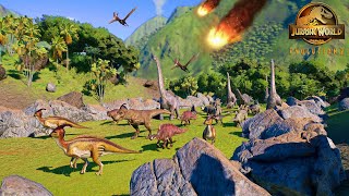 Dinosaurs Escaping Volcano Explosion in Isla Nublar  Episode 1  Jurassic World Evolution 2 [upl. by Wren454]