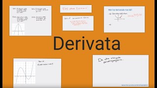 Matematik 3 SAMMANFATTNING AV DERIVATA [upl. by Ztirf838]