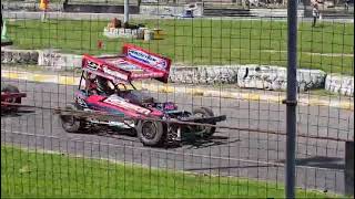 Skegness raceway Brisca F2 stock cars 5524 [upl. by Evanne]