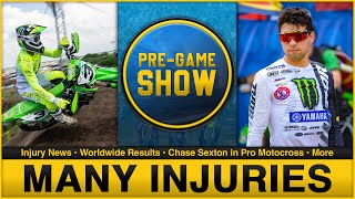 MXGP SMX Injuries • Chase Sexton • More  Motocross’ Latest [upl. by Mariel212]