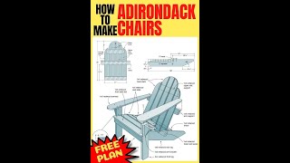 Adirondack Chair Plan shorts [upl. by Sloatman342]