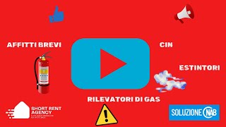 Affitti Brevi CIN Estintori e Rilevatori di Gas [upl. by Liartnod]