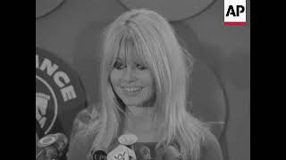 New York city  Brigitte Bardot arrives for premier of movie [upl. by Auehsoj]