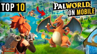 Finally Top 10 REALISTIC SURVIVAL Games Like PALWORLD For Android 2024  High Graphics [upl. by Anileh42]