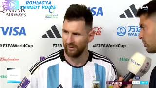 Lionel Messi interview Funny Video [upl. by Seaman]