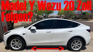 Tesla Model Y Wozu 20 Zoll Felgen [upl. by Shabbir415]