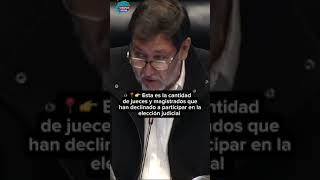 📍👉 Esta es la cantidad de jueces y magistrados que han declinado a participar en elección judicial [upl. by Strohbehn]