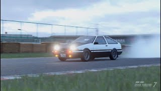 GT7 AE86でドリフト練習中 [upl. by Romeyn475]