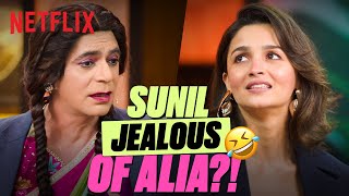 Sunil Grover and Alia Bhatts HILARIOUS BANTER About Ranbir Kapoor 🤭  TheGreatIndianKapilShow [upl. by Lidda]