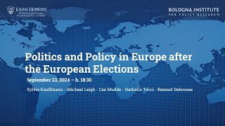 Politics and Policy in Europe after the European Elections [upl. by Sawyer]