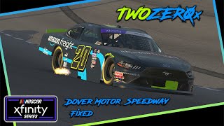 Dover Motor Speedway  NASCAR Xfinity Series  Fixed Setup [upl. by Yewed]