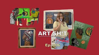 WHY ARE PAINTINGS SO BIG  ART SHT EP 006  on painting small sketchbook tour  a quick study [upl. by Yetta]