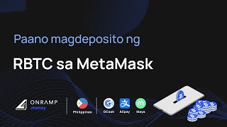 Paano magdeposito ng RBTC sa MetaMask  Philippines  Onramp Money [upl. by Atteuqnas971]