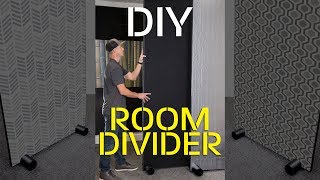 Easy DIY Room Divider Partition Wall for Privacy [upl. by Ramsden]