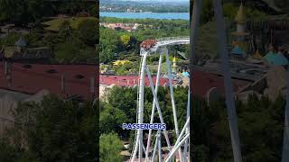 Gardaland Extreme Roller Coaster in Italy rollercoaster themepark gardalandmagic gardaland [upl. by Dowlen]