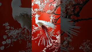 Red colorful birds creative ai ai birds nature animals [upl. by Risley]