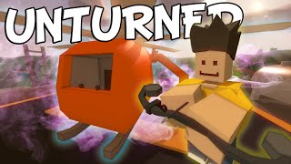 Unturned Funny Moments with Friends Arrow Raids Flying Fails Glitching Planes and More [upl. by Fries]