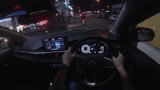 2023 Perodua Axia 10L AV  Night Time POV Test Drive [upl. by Adai]