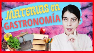 👩‍🏫MATERIAS en GASTRONOMÍA😭¿TODO SIRVE🤬 [upl. by Tonie]