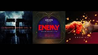 Enemy³ mashup  Tommee Profitt Imagine Dragons The Score Beacon Light Sam Tinnesz [upl. by Lodie]